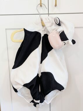 Carter's Black & White Cow Baby Costume